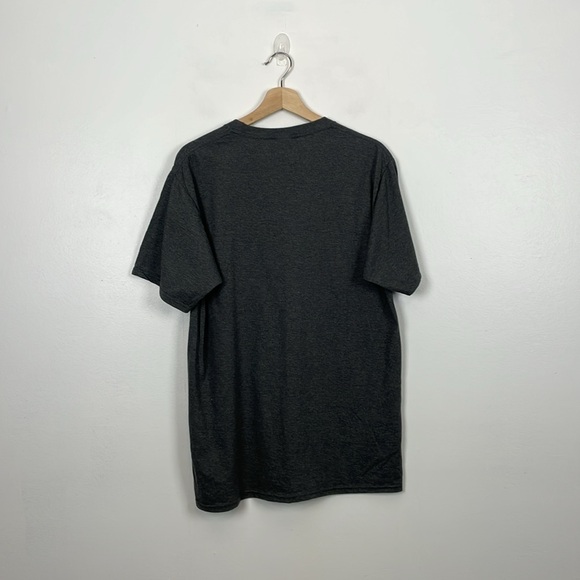 Port And Company Fan Favorite Short Sleeve Mens L Pullover Stretch Gray T Shirt - Picture 4 of 9